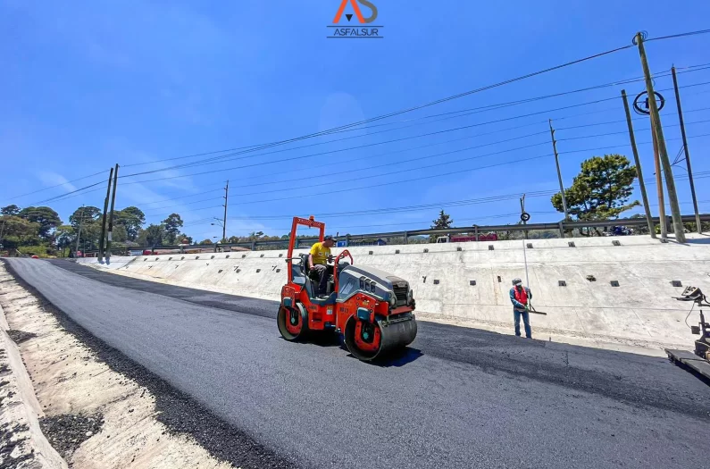 Paso a desnivel km 33 CA1 occidente asfalsur guatemala asfalto